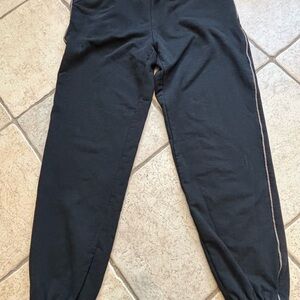 Kittenish Womens Small Black Joggers Sweatpants